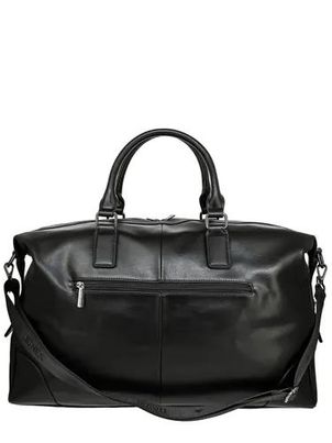 David Jones black removable strap travel bag